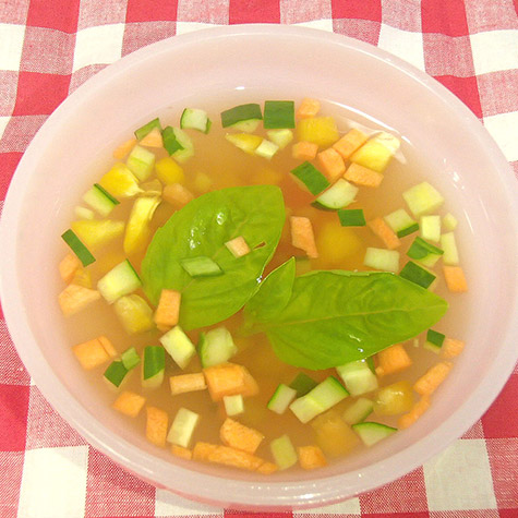 甘い野菜のさっぱりスープ