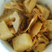 レンコンと長芋の煮物