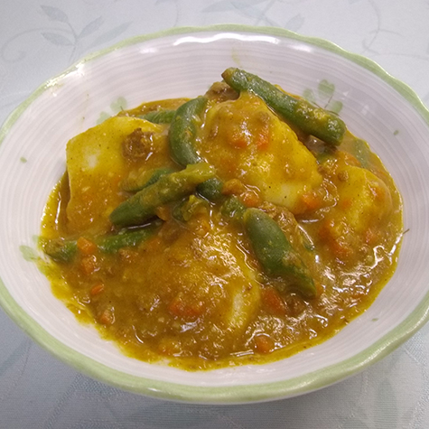 里芋のカレーあん