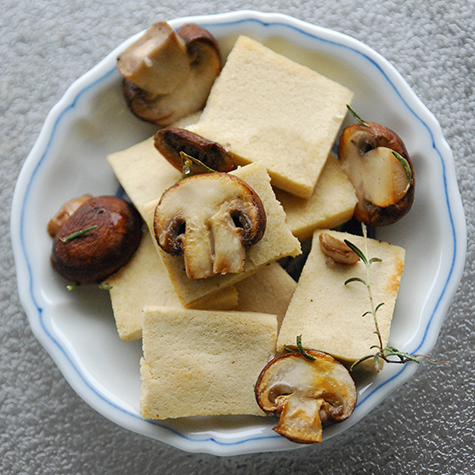 凍り豆腐のハーブソテー