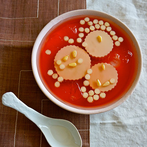 台湾風豆腐のデザートスープ