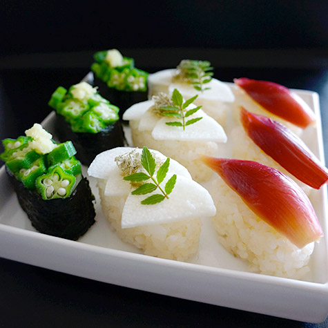 野菜のにぎり寿司