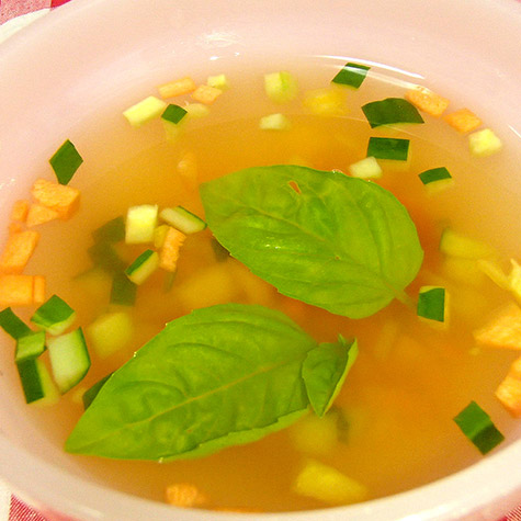 甘い野菜のさっぱりスープ
