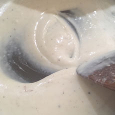 里芋とえのきの豆乳グラタン